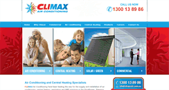 Desktop Screenshot of climaxair.com.au